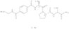 L-Prolinamide, N-[4-[[(carboxymethyl)amino]carbonyl]benzoyl]-L-valyl-N-[3,3,3-trifluoro-1-(1-methylethyl)-2-oxopropyl]-,monosodium salt (9CI)