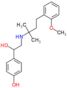 4-(1-hydroxy-2-{[4-(2-methoxyphenyl)-2-methylbutan-2-yl]amino}ethyl)phenol