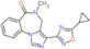 3-(5-cyclopropyl-1,2,4-oxadiazol-3-yl)-5-methyl-4,5-dihydro-6H-imidazo[1,5-a][1,4]benzodiazepin-...