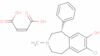 (5R)-8-Chloro-2,3,4,5-tetrahydro-3-methyl-5-phenyl-1H-3-benzazepin-7-ol (2Z)-2-butenedioate (1:1)