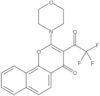 2-(4-Morpholinyl)-3-(2,2,2-trifluoroacetyl)-4H-naphtho[1,2-b]pyran-4-one