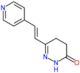 6-[(E)-2-pyridin-4-ylethenyl]-4,5-dihydropyridazin-3(2H)-one