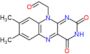 (7,8-dimethyl-2,4-dioxo-3,4-dihydrobenzo[g]pteridin-10(2H)-yl)acetaldehyde