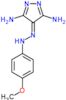 4-[(4-methoxyphenyl)hydrazono]-4H-pyrazole-3,5-diamine