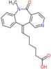 (6Z)-6-(6-methyl-5-oxo-5,6-dihydro-11H-pyrido[4,3-c][1]benzazepin-11-ylidene)hexanoic acid