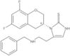 1-[(3R)-6,8-Difluoro-3,4-dihydro-2H-1-benzopyran-3-yl]-1,3-dihydro-5-[2-[(phenylmethyl)amino]ethyl]-2H-imidazole-2-thione