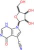 4-oxo-7-pentofuranosyl-4,7-dihydro-1H-pyrrolo[2,3-d]pyrimidine-5-carbonitrile