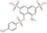 4-amino-5-{[(4-methylphenyl)sulfonyl]oxy}naphthalene-2,7-disulfonic acid