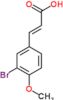 (2E)-3-(3-bromo-4-methoxyphenyl)prop-2-enoic acid