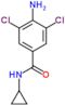 4-amino-3,5-dichloro-N-cyclopropylbenzamide