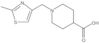 1-[(2-Methyl-4-thiazolyl)methyl]-4-piperidinecarboxylic acid