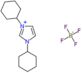 1,3-dicyclohexyl-1H-imidazol-3-ium tetrafluoroborate
