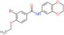 3-bromo-N-(2,3-dihydro-1,4-benzodioxin-6-yl)-4-ethoxybenzamide