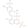 1,3-Naphthalenedisulfonic acid,7-hydroxy-8-[(2-methoxy-5-methyl-4-sulfophenyl)azo]-