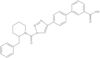 4′-[1-[[2-(Phenylmethyl)-1-piperidinyl]carbonyl]-1H-1,2,3-triazol-4-yl][1,1′-biphenyl]-3-carboxyli…