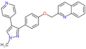 2-[[4-[1-Methyl-4-(4-pyridinyl)-1H-pyrazol-3-yl]phenoxy]methyl]quinoline