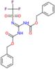 benzyl {[(benzyloxy)carbonyl][(trifluoromethyl)sulfonyl]carbamimidoyl}carbamate (non-preferred nam…