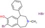 7-bromo-3-methyl-1-phenyl-1,2,4,5-tetrahydro-3-benzazepin-8-ol hydrobromide