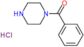 Phenyl(piperazin-1-yl)methanone hydrochloride (1:1)