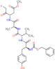 N-[(benzyloxy)carbonyl]-L-tyrosyl-L-valyl-N-[(3S)-5-fluoro-1-methoxy-1,4-dioxopentan-3-yl]-L-alaninamide