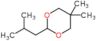 5,5-dimethyl-2-(2-methylpropyl)-1,3-dioxane