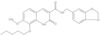 N-(1,3-Benzodioxol-5-ylmethyl)-7-methoxy-2-oxo-8-(pentyloxy)-1,2-dihydroquinoline-3-carboxamide