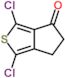 1,3-dichloro-5,6-dihydro-4H-cyclopenta[c]thiophen-4-one