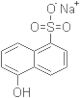 1-Naphthalenesulfonic acid, 5-hydroxy-, sodium salt (1:1)