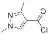 1H-Pyrazole-4-carbonyl chloride, 1,3-dimethyl- (9CI)