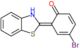 (6E)-6-(1,3-benzothiazol-2(3H)-ylidene)-4-bromocyclohexa-2,4-dien-1-one