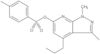 1H-Pyrazolo[3,4-b]pyridin-6-ol, 1,3-dimethyl-4-propyl-, 6-(4-methylbenzenesulfonate)