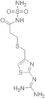 [3-[[[2-(Diaminomethyleneamino)-4-thiazolyl]methyl]thio]propionyl]sulfamide