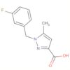 1H-Pyrazole-3-carboxylic acid, 1-[(3-fluorophenyl)methyl]-5-methyl-