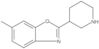 6-Methyl-2-(3-piperidinyl)benzoxazole