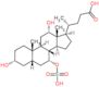 (3alpha,5beta,7alpha,12alpha)-3,12-dihydroxy-7-(sulfooxy)cholan-24-oic acid