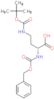 (2R)-2-{[(Benzyloxy)carbonyl]amino}-4-({[(2-methyl-2-propanyl)oxy]carbonyl}amino)butanoic acid