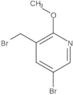 Pyridine, 5-bromo-3-(bromomethyl)-2-methoxy-