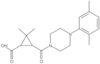 3-[[4-(2,5-Dimethylphenyl)-1-piperazinyl]carbonyl]-2,2-dimethylcyclopropanecarboxylic acid