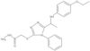 2-[[5-[1-[(4-Ethoxyphenyl)amino]ethyl]-4-phenyl-4H-1,2,4-triazol-3-yl]thio]acetic acid hydrazide