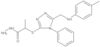 2-[[5-[[(4-Methylphenyl)amino]methyl]-4-phenyl-4H-1,2,4-triazol-3-yl]thio]propanoic acid hydrazide