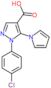 1-(4-chlorophenyl)-5-(1H-pyrrol-1-yl)-1H-pyrazole-4-carboxylic acid