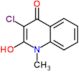 3-chloro-2-hydroxy-1-methylquinolin-4(1H)-one