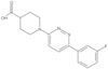 1-[6-(3-Fluorophenyl)-3-pyridazinyl]-4-piperidinecarboxylic acid