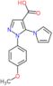 1-(4-methoxyphenyl)-5-(1H-pyrrol-1-yl)-1H-pyrazole-4-carboxylic acid