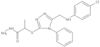 2-[[5-[[(4-Chlorophenyl)amino]methyl]-4-phenyl-4H-1,2,4-triazol-3-yl]thio]propanoic acid hydrazide