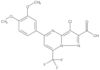 3-Chloro-5-(3,4-dimethoxyphenyl)-7-(trifluoromethyl)pyrazolo[1,5-a]pyrimidine-2-carboxylic acid