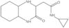 N-Cyclopropyldecahydro-3-oxo-2-quinoxalineacetamide