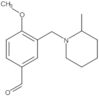 4-Methoxy-3-[(2-methyl-1-piperidinyl)methyl]benzaldehyde