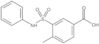 4-Methyl-3-[(phenylamino)sulfonyl]benzoic acid