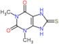 1,3-dimethyl-8-thioxo-3,7,8,9-tetrahydro-1H-purine-2,6-dione